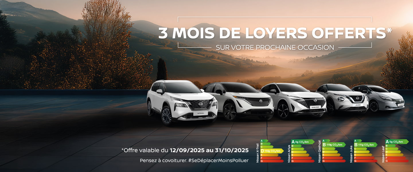 3 mois de loyers offerts 